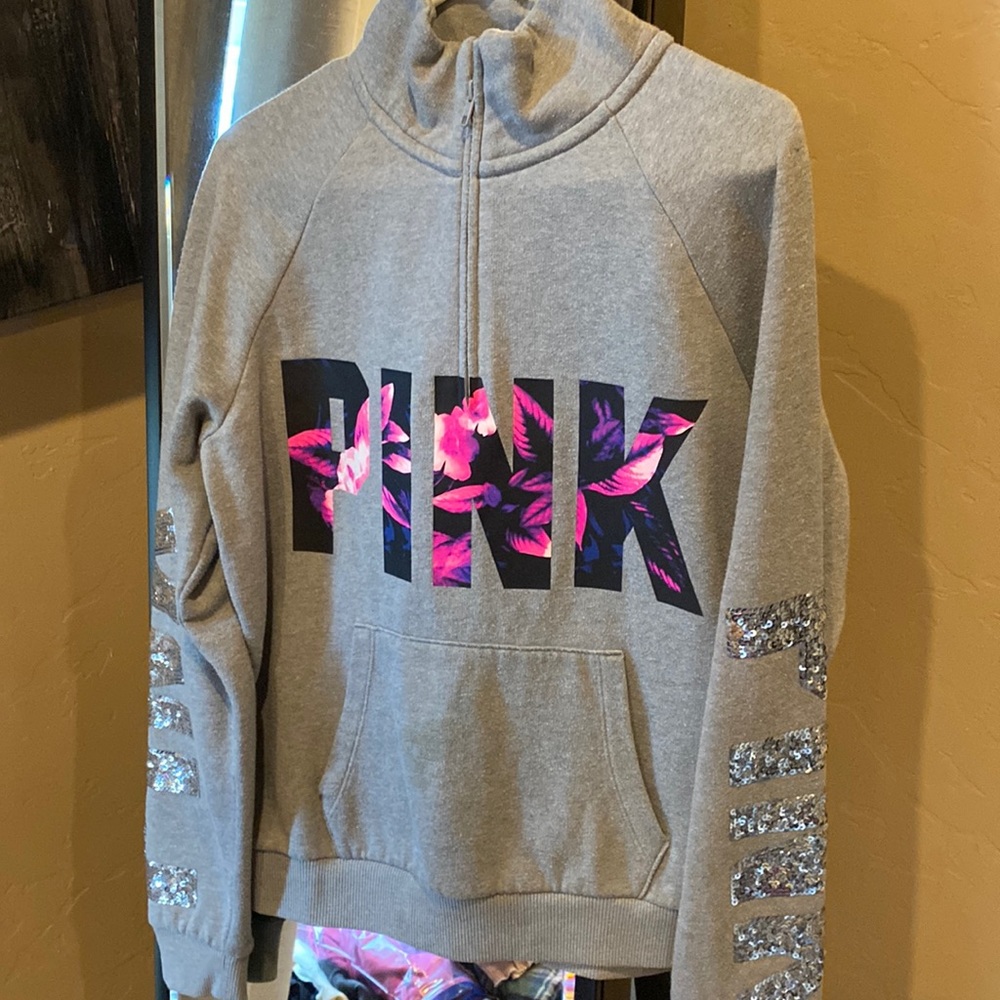 PINK VS sequin hoodie